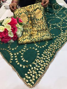 Brocade Silk Dress Material