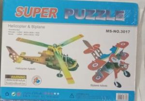 Helicopter & Biplane Puzzle Game