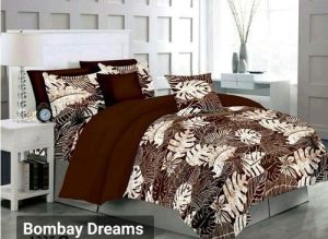 Leaves Printed Bed Sheet Set