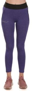 Women Purple Gym Leggings