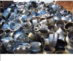 Aluminium wheel scrap