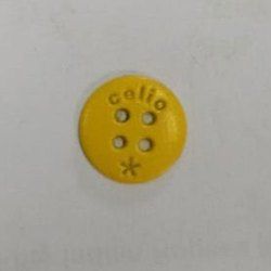 Zinc Yellow Metal Button