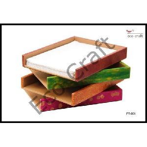 Leather Handmade Paper Tray