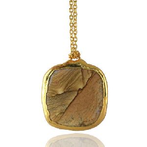 Picture Jasper Gemstone Pendant