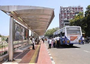 Stainless Steel Bus Stop