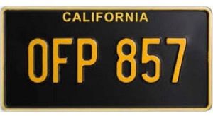 Commercial Number Plate