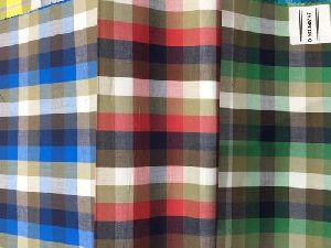 Dyed Twill Check Fabric