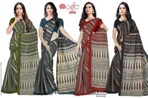 Sozni Linen Sarees