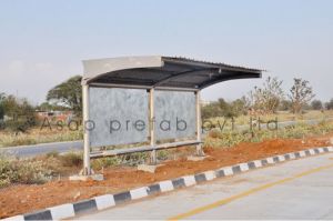 Silver SS Bus Stop Shelter