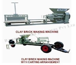 Semi-Automatic Clay Brick Making Machine