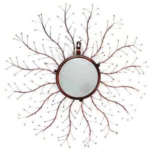 Round Wall Mirror Sunburst Wall Decor