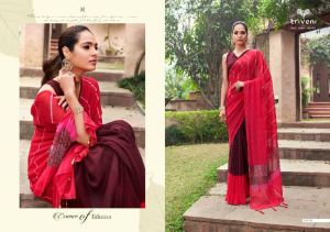 TRIVENI LILLY VOL 2 CASUAL WEAR ATTRACTIVE AND NEWLY DESIGNS SAREE