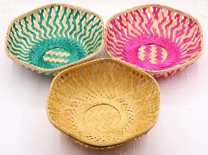 Hexagonal Bamboo Basket