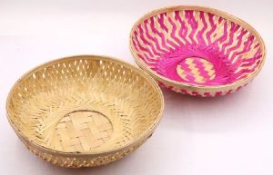 Round Bamboo Basket