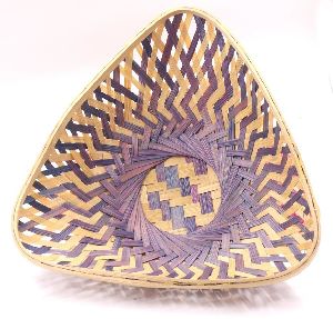 Triangle Bamboo Basket