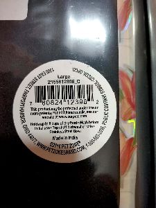 Round Barcode Label