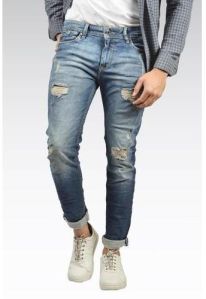 Mens Rough Jeans