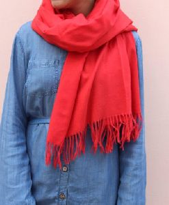 Self Woolen Scarf