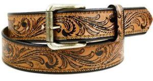 Printed Leather Belt