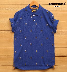 Mens Polo T Shirts Aop Aero Finch