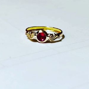 Single Stone Tube Ring