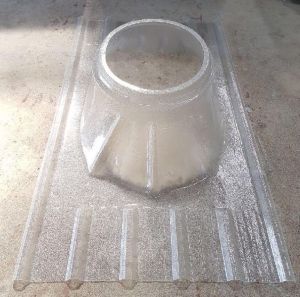 Polycarbonate Ventilator Base Plate