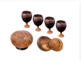 coconut shell handicraft