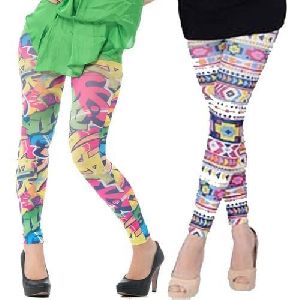 cotton printed leggings