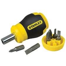 Stubby Multi Bit Screw Driver