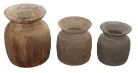 Wooden Pots