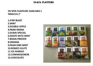 Vg mya flavours