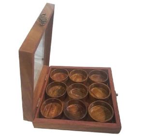 wooden masala boxes