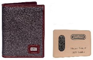Leather Notebooks Wallet Brown