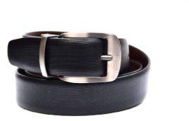 Reversible Cross Liner Italian Leather Belt