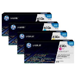 hp original toner 650a multi colour set