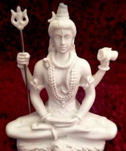 marble lord shiva statue