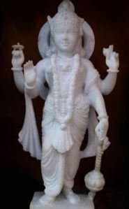 Marble Lord Vishnu Statue