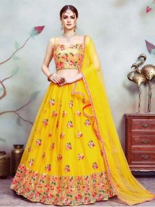 Net Sequence Work Lehenga Choli