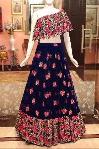 Net with Sequence Work Lehenga Choli