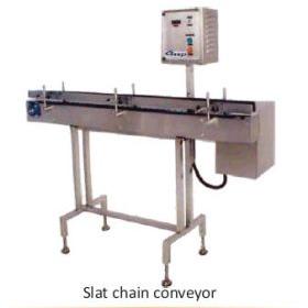 stainless steel slat chain conveyor