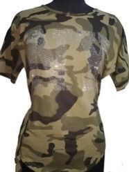 Ladies NY Army Print Top