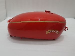 Vincent HRD Red Painted Aluminium Gas Fuel Petrol Tank