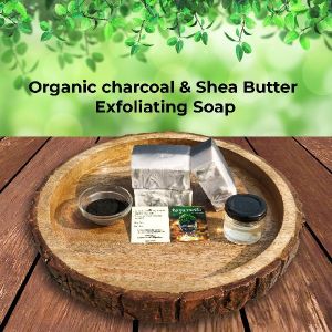 Organic Charcoal and Shea Butter Exfoliating Soap