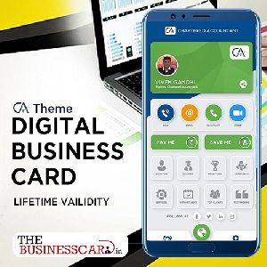 chartered accountant digital business card