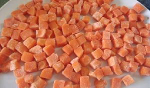 frozen papaya dices