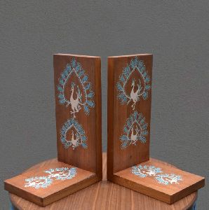 Wooden Bookends