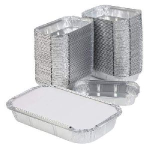 silver foil container