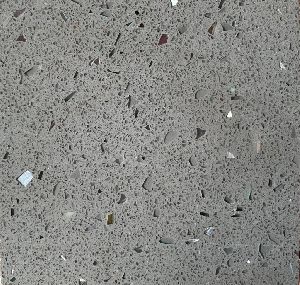 Grey Sparkle Quartz Slab