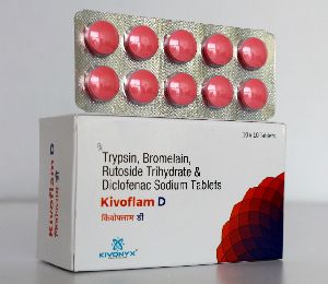 Trypsin Bromelain Diclofenac Tablet