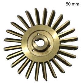 50 mm Brass Submersible Pump Impeller